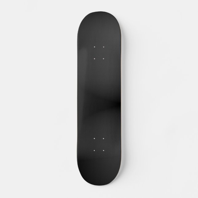 GLOWING CARBON BLACK GRAY DOTS DARK PATTERN SKATEBOARD DECK (Front)