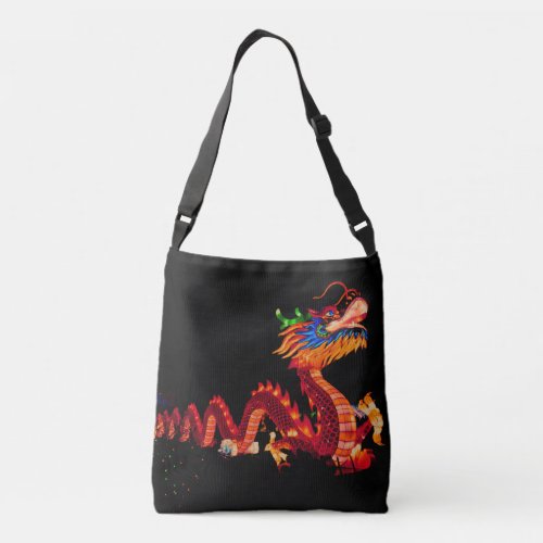 Glowing Chinese Parade Dragon Crossbody Bag