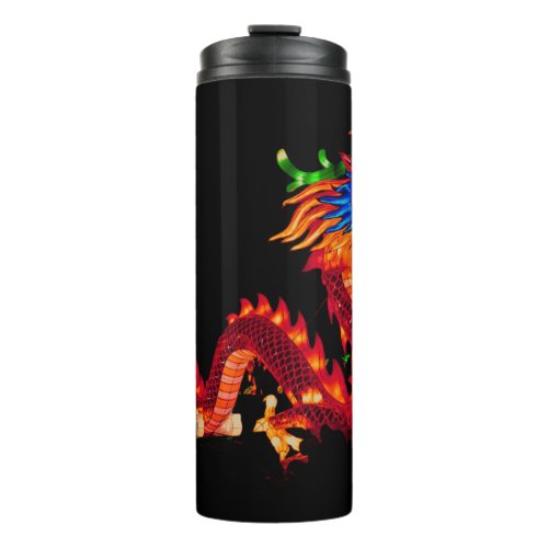 Glowing Chinese Parade Dragon Thermal Tumbler