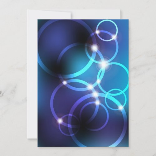 Glowing Circles Invites