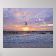 Glowing Clouds Over Sunset