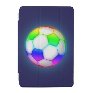 Glowing Colorful Soccer | Football Sport Gift iPad Mini Cover