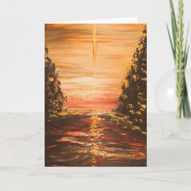 Glowing Cross Card (Front)