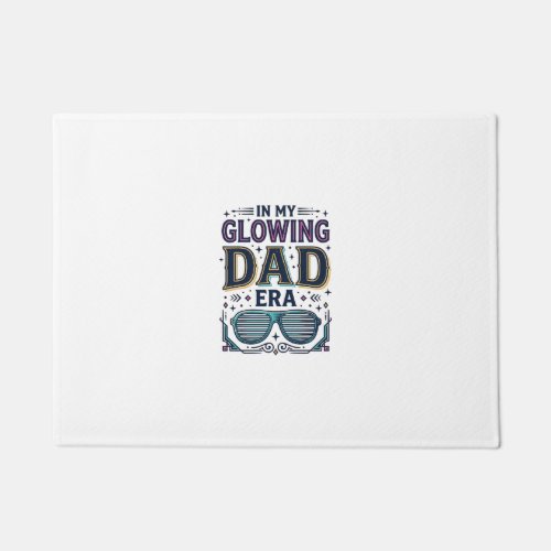Glowing Dad Era Retro Neon Sunglasses Shirt_1 Doormat