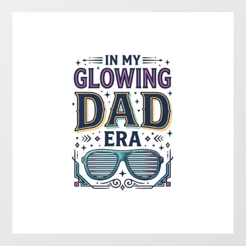 Glowing Dad Era Retro Neon Sunglasses Shirt_1 Floor Decals