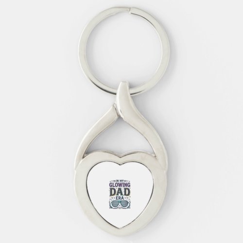 Glowing Dad Era Retro Neon Sunglasses Shirt_1 Keychain