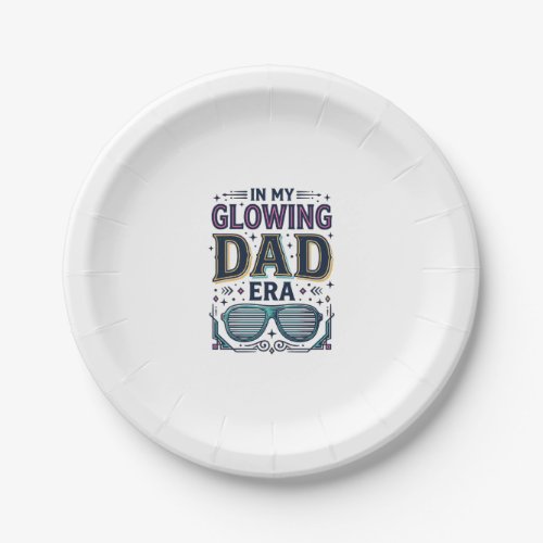Glowing Dad Era Retro Neon Sunglasses Shirt_1 Paper Plates