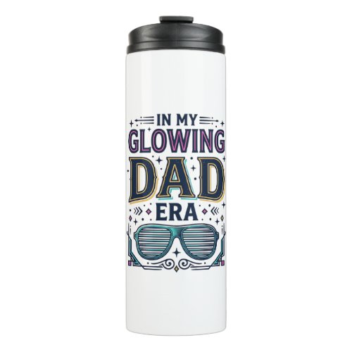 Glowing Dad Era Retro Neon Sunglasses Shirt_1 Thermal Tumbler