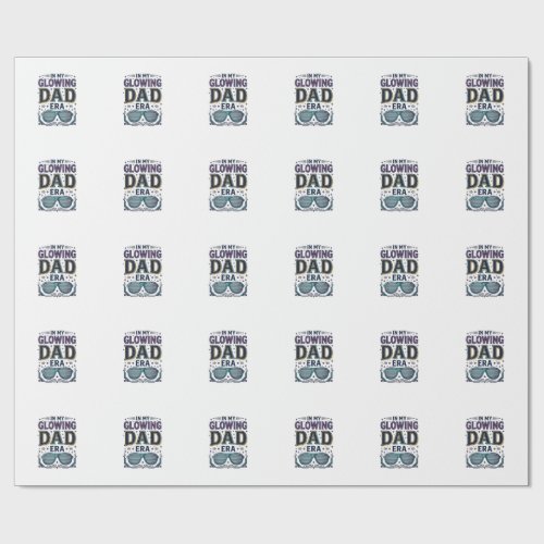 Glowing Dad Era Retro Neon Sunglasses Shirt_1 Wrapping Paper