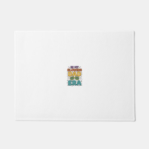 Glowing Dad Era Retro Sunglasses Dad Shirt Design_ Doormat
