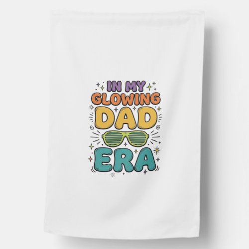 Glowing Dad Era Retro Sunglasses Dad Shirt Design_ House Flag