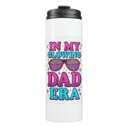 Glowing Dad Era Vintage Engraving Shirt Design_1 Thermal Tumbler