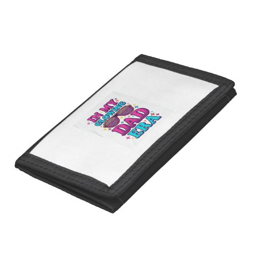 Glowing Dad Era Vintage Engraving Shirt Design_1 Trifold Wallet