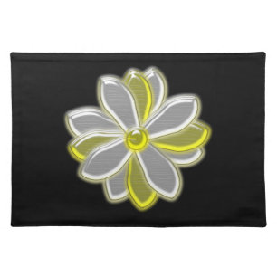 Glowing Diasy Flower Placemat