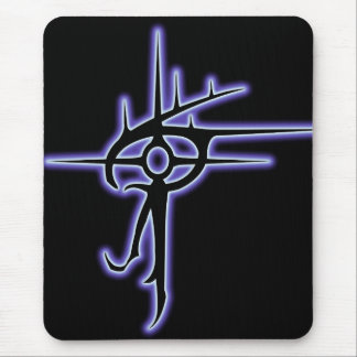 Glowing Eye of Vlaxia Black Mouse Pad