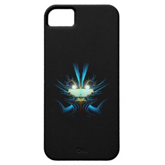 Glowing Eyes Alien Dragon Blue iPhone 5 Case