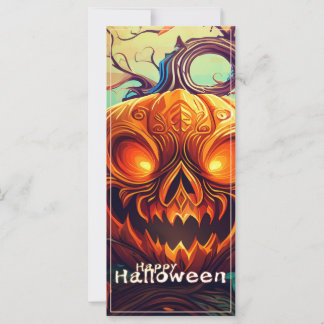 Glowing Eyes Jack-o-Lantern Halloween Art