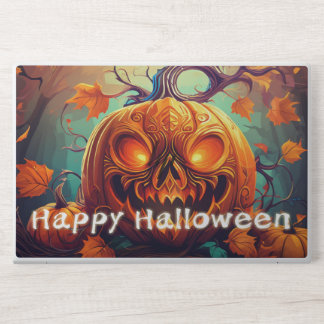 Glowing Eyes Jack-o-Lantern Halloween Art HP Laptop Skin