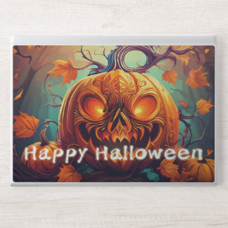 Glowing Eyes Jack-o-Lantern Halloween Art HP Laptop Skin