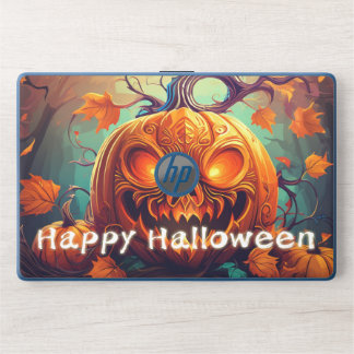 Glowing Eyes Jack-o-Lantern Halloween Art HP Laptop Skin