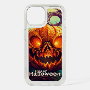 Glowing Eyes Jack-o-Lantern Halloween Art iPhone 15 Case