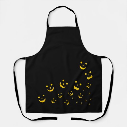 Glowing Faces in the Dark Apron