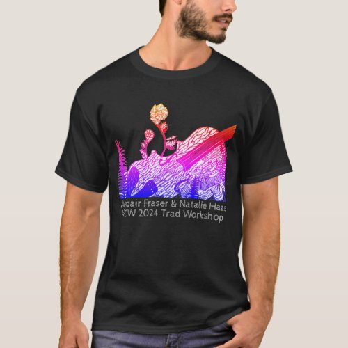 Glowing Fiddle and Ferns T_Shirt