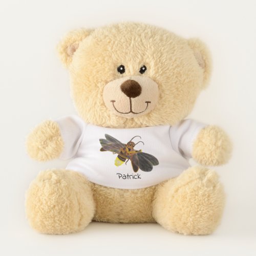 Glowing Firefly Lampyridae Personalized Teddy Bear