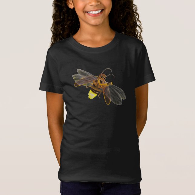 Glowing Firefly Lampyridae T-Shirt (Front)