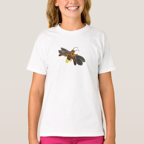 Glowing Firefly Lampyridae T_Shirt