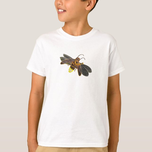 Glowing Firefly Lampyridae T-Shirt (Front)