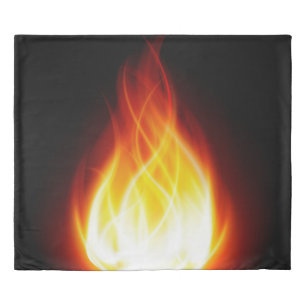 Glowing Flames Duvet Cover
