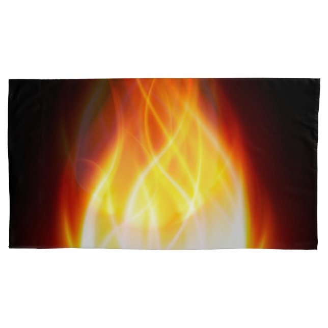 Glowing Flames Pillowcase (Front)