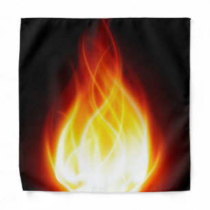 Glowing Flames Tote Bandana