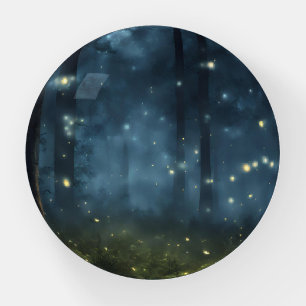 Glowing Forest Fireflies Paperweight