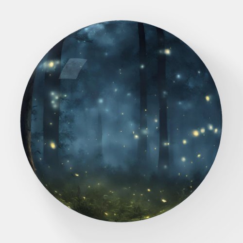 Glowing Forest Fireflies Paperweight