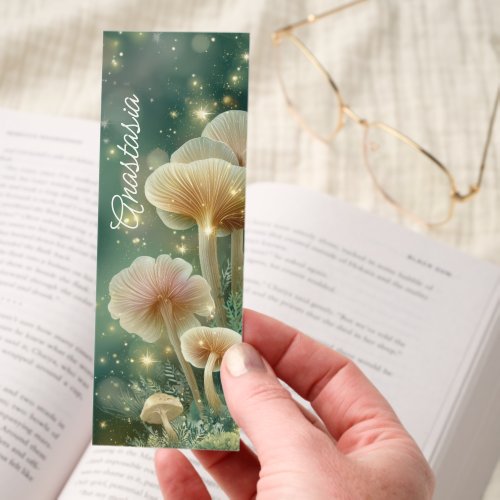 Pretty Bookmarks 10 Glowing Forest Mushrooms Fantasy Bookmarks