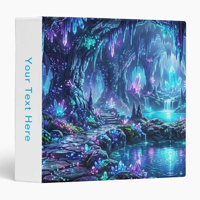 Glowing Forest with Lake 3 Ring Binder (Front/Spine)