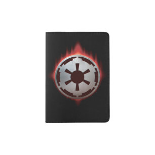 Glowing Galactic Empire Logo Passport Holder