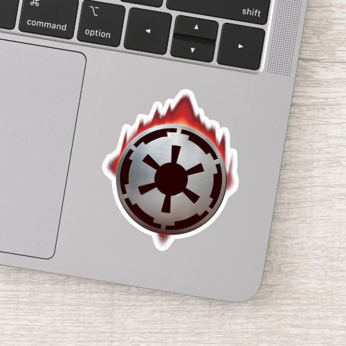 Glowing Galactic Empire Logo Sticker