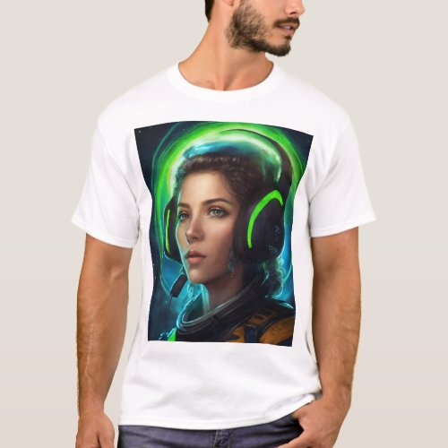 Glowing Gamer Gear Elevate Your Style with Neon X T_Shirt