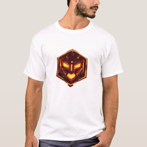 Glowing gaming logo  T_Shirt
