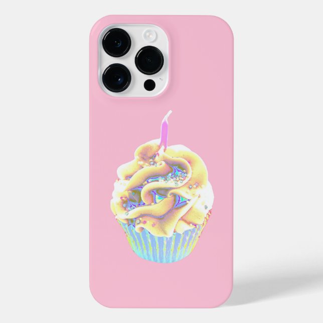 Glowing Glam Cupcake iPhone Case (Back)