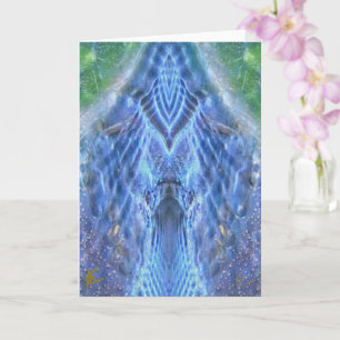 Glowing Goddess Aura Light Esoteric Meditation Card