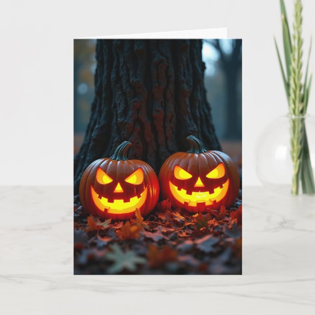 Glowing Gourd Pair Card (Front)