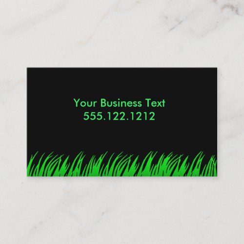 Glowing Grass Business Card