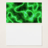 Glowing Green Abstract Electricity (Front & Back)