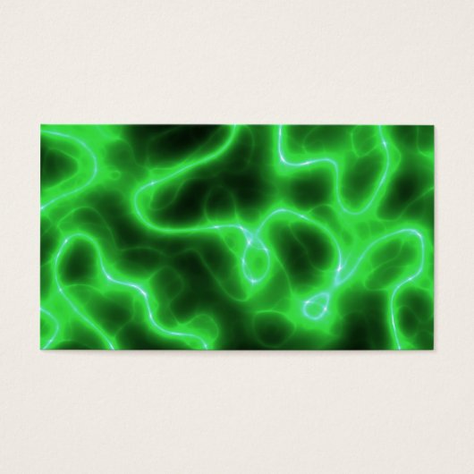 Glowing Green Abstract Electricity (Front)