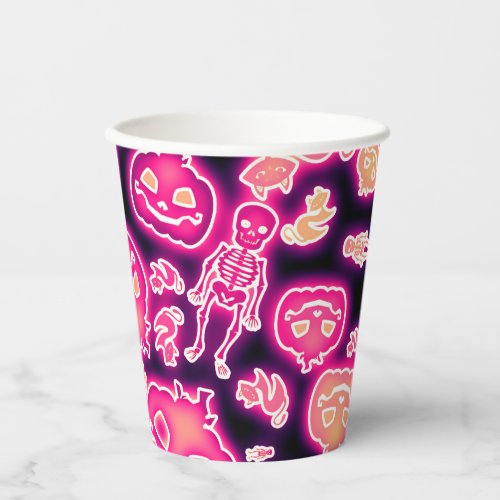 Glowing Halloween Critters Paper Cups