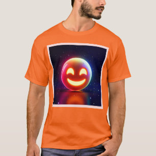 Glowing Happy Orb Emoji T-Shirt